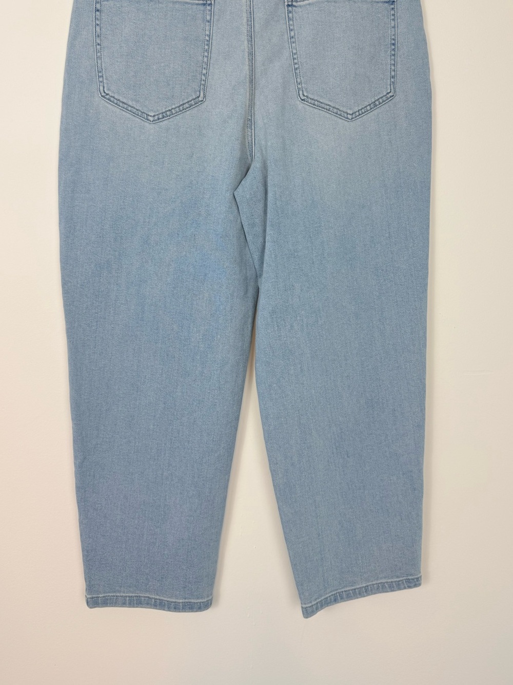 Talbots Relaxed Barrel Jean Denim Ankle Length High Waist Women's 14 Petite. NWT - Picture 9 of 14